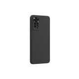 Q Aksesuar Xiaomi Redmi Note 12 Pro Uyumlu Silikon Lansman Telefon Kılıfı - Siyah