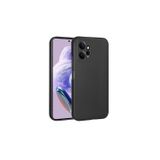 Q Aksesuar Xiaomi Redmi Note 12 Uyumlu Silikon Lansman Telefon Kılıfı - Siyah