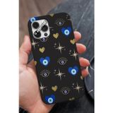 Q Aksesuar Xiaomi Redmi Note 12 Uyumlu Yıldız Kalp Tasarımlı Premium Telefon Kılıfı