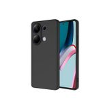 Q Aksesuar Xiaomi Redmi Note 13 Uyumlu Silikon Lansman Telefon Kılıfı - Siyah