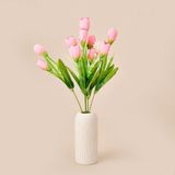 Q-Art 38 cm Açık Pembe Manolya Yapay Çiçek