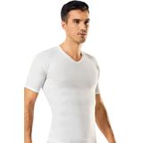 Q-EN Erkek Beyaz Bambu T-shirt