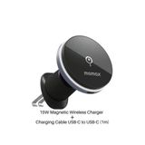 Q.mag Mount5 15W Magnetic Wireless Şarjlı Araç Telefon Tutucu Usb-C To Usb-C Cable