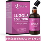 Q Natura Series Lugol's Solution % 2 Iyot Damla+ Extra Roll-On Başlık Hediyeli