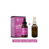 Q natura series Lugol's Solution % 5 iyot Damla + Sprey Başlıklı Boş Şişe
