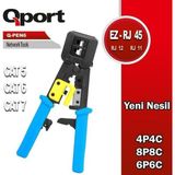 Q-Port Q-Pen6 Yeni Nesil Rj45 Rj11 Cat5 Cat6 Ağ Sıkma Pensesi Rj45 Pense