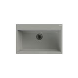 Q-sink Granit Evye Gri Tek Gözlü 50*77 Q78