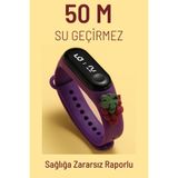 Q-TİME Üzüm Figürlü Led Dokunmatik Ekranlı Su Geçirmez Dijital Çocuk Kol Saati (mor)
