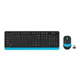 Q Tr 2.4G Multimedia Kablosuz Klavye Mouse Seti Mavi Fg1010