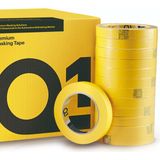 Q1 Premium Sarı 24 mm 50 m Maskeleme Bantı