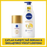Q10 Sıkılaştırıcı Vücut Losyonu 400ml, C Vitamini, Luminous630 Çatlak Karşıtı Vücut Yağ Serumu 100ml