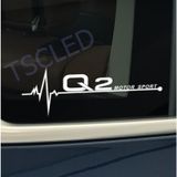 Q2 Kelebek Cam Audi Oto Araba Sticker