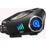 Q28 Intercom Kameralı Hd 1080P Kameralı Kask Kulaklık Su Geçirmez 32GB Hafıza Kartlı - Standart