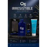 Q5 Irresistible Erkek Parfüm Seti Edp 100 ml + After Shave Balm 100 ml + Man's Roll-On 50 ml