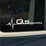 Q5 Kelebek Cam Audi Oto Araba Sticker