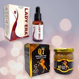 Q7 Gold Ballı Bitkisel Karışımlı Macun 50 Gram + Lady E.r.a 30 Ml Bayan D.e.stek.leyici Damla