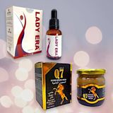 Q7 Gold Ballı Bitkisel Karışımlı Macun 50 Gram + Lady Era 30 Ml Bayan Destekleyici Damla