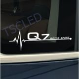 Q7 Kelebek Cam Audi Oto Araba Sticker