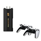 Q8 Max 4K Ultra HD 3D Game Stick, 2 Kablosuz Gamepad ile, PSP/PS1/N64/NES Destekli, 4GB Hafıza Kartı Dahil