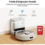 Q8 Plus Akıllı Robot Robot Süpürge - Beyaz Vitrin
