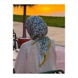 Qalortex Scarf Pamuklu Pera Desen Eşarp - Antrasit