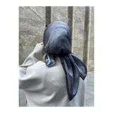 Qalortex Scarf Pamuklu Soft İnci Desen Eşarp-Antrasit