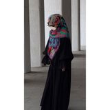 Qalortex Scarf Pamuklu Soft Mihrâ Desen Eşarp-Karma