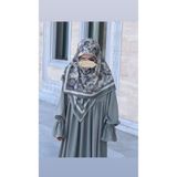 Qalortex Scarf Pamuklu Soft Nazenin Desen Eşarp-Mint