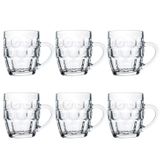 QAPPDA Bira Kupaları Seti, Saplı Cam Kupalar 29 Oz, Dondurucu İçin Büyük Bira Bardakları, Bira Bardakları İçme Bardakları 560ml, Pub İçme Kupaları Bar, Alkol, İçecek 6'lı Set Su Bardakları…