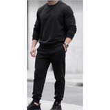 QAST GİYİM SANATI Sıfır Yaka Erkek Oversize Eşofman Takım