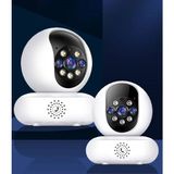Qasul 1080P Çift Wifi 2.4/5 Ghz Ip Kamera Akıllı Ev Güvenlik Bebek Hareket Izleme Sesli Interkom - Beyaz