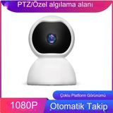 Qasul 4Mp Full Hd Gece Görüşlü Uzaktan Hareket Etirme İzleme Özelikli Ev Ofis Bakıcı Evcil Hayvan Kamerası