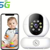 Qasul 5G Destekli İnterkom Mobil Uzaktan Bebek İzleme Hareket Sensörlü Ev,Ofis,Hayvan,Yaşlı,Bakıcı Kamera