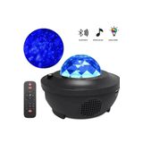 QASUL Bluetooth + USB Hoparlör Lazer Işıklı Sese Duyarlı Renkli Disko Parti Lambası