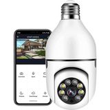 Qasul CMR19 Wifi 360 Panoramik Kamera Gece Görüş Ses Akıllı Hareket Algılayıcı Güvenlik Kamerası