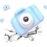 Qasul Eğitici Mini 1080P Çocuklar Için Dijital Fotoğraf Makinesi 5 Oyunlu Hediye Fotograf Makinesicmr9 - Mavi