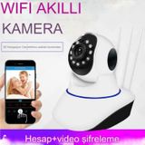 Qasul Full Hd 1080P Harekete Duyarlı Gece Görüşlü Kablosuz Sesli Hırsız Bakıcı Denetim Akıllı Ip Kamera