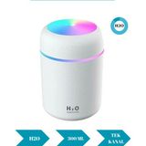 Qasul H2O Humidifier 300 ml Ulrasonik Hava Nemlendirici Buhar Makinesi ve Aroma Difüzörü - Beyaz