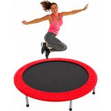 Qasul Mini Fitness Trambolini Yetişkin ve Çocuk Zıplama Trambolini Ev Tipi Egzersiz Trambolini - Çok Renkli