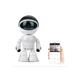 Qasul Otomatik Izleme Akıllı Robot Izleme Kamerası Kablosuz Wifi Ev Uzaktan Ağ Monitörü Ev Güvenlik Robotu