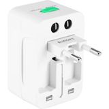 Qasul Universal Fiş Piriz Çevirici Adaptör Çoklu Priz Çevirici Adaptor - 1 Adet