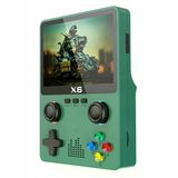 Qasul X6 Taşınabilir El Oyun Konsolu Ips Retro Oyun Konsolu 10000 Oyun 11 Simülatör Video Oyunları 16 Gb Sd Kart Hediye