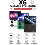 Qasul X6 Taşınabilir Oyun Konsolu 3.5 Inç Ekran 10.000+ Oyun Retro El Tipi Emülatör - çokrenkliHBCV0000EBKSQQ