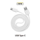 qasul Xiaomi Huawei Oppo Uyumlu 3 Metre TYP-C - USB Şarj Kablosu Uzun Şarj KABLOSU