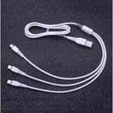 Qasul Yeni Nesil Kopmaz Bükülmez Samsung Huawei Xiaomi Iphone Oppo Pocco Infinix Uyumlu Çoklu Şarj Aleti Cihazı Kablosu Type-C Micro Lightning 3lü Şarj Kablo Çoklukablo