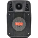 Qasul Yeni Nesil Yüksek Kaliteli Mikrofon GİRİŞLİ Işıklı Taşınabilir Bluetooth Kablosuz Hoparlör USB Sd Kart Girişli - Siyah