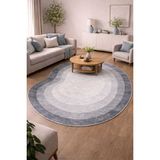 Qatalina Özel Kesim Gri Modern Halı Kaymaz Taban Makinede Yıkanabilir Leke Tutmaz Yeni Nesil Halı Q130GRİ - 160 x 350 cm