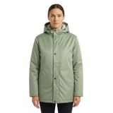 QAWWA Kadın İçi Kürklü Su ve Rüzgar Geçirmez Kapüşonlu Parka & Mont & Kaban