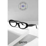 QAYYO Accessories Tabbart Cat Eye Klasik Retro Popüler Mavi Işık Korumalı Blue Block Şeffaf Ekran Gözlüğü