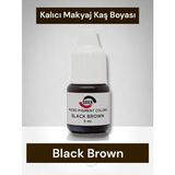 Qbien Kalıcı Makyaj ve Microblading Boyası 5 ml - Black Brown